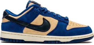 Nike Womens Dunk Low Lx Sneakers In Deep Royal Blue/dark Obsidian-Sesame