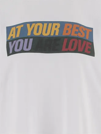 sacai Womens T-Shirt Printed Cotton White T-Shirts & Jerseys