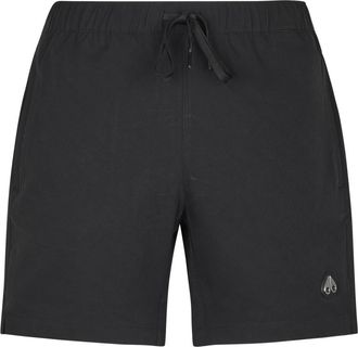 Moose Knuckles Logo Zwemshort - Heren - Strandmode - Zwart - S - Polyester - Badmode