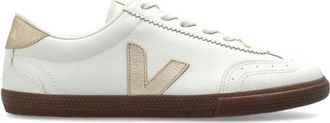 Veja Volley Leather - Dames - Sneakers - Beige - 38 EU - Katoen - Schoenen