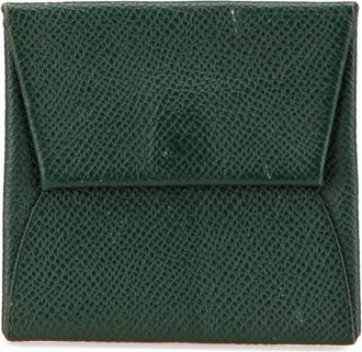 Hermès Green Vert Epsom Leather Coin Purse/Coin Case (Pre-Owned)
