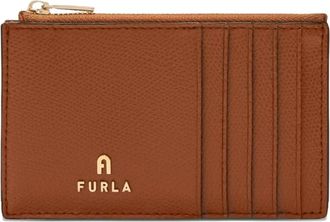 Furla Camelia M Zipped Card Case - Dames - Portefeuilles - Bruin - ONE Size - Leer - Accessoires