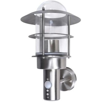 vidaXL Patio Wall Light Stainless Steel Lamp vidaXL