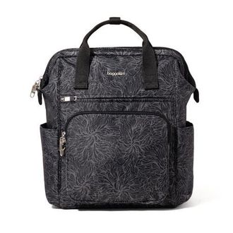 Baggallini Securtex Anti-Theft Windsor Backpack in Midnight Blossom at Nordstrom