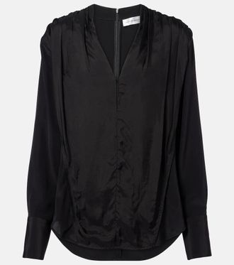 Victoria Beckham Silk crêpe de chine blouse