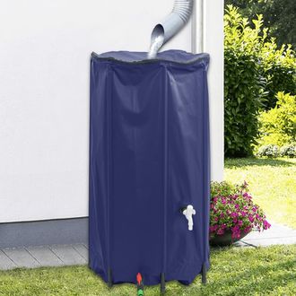 vidaXL Dep&oacute;sito De Agua Plegable Con Grifo Pvc 380 L Vidaxl