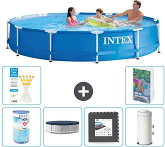 Intex Piscina Con Estructura Redonda - 366x76 Cm - 7-piezas S142