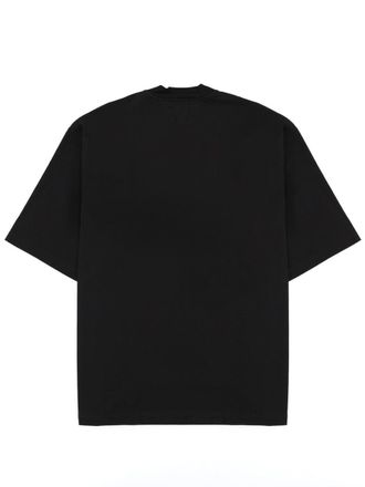 Dolce & Gabbana Logo-Print Cotton T-Shirt - Black