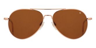 American Optical GENERAL 5BNN Mens Sunglasses Gold Size 58