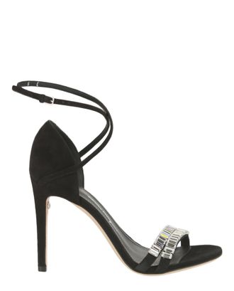 Ferragamo Ines Suede Stiletto Heels