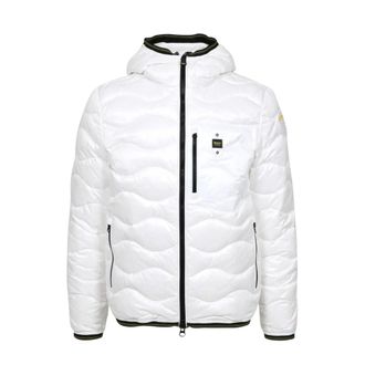 Blauer Jassen, Heren, Wit, XL, Nylon, Wave Down Jacket