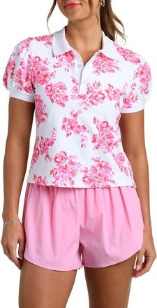 La Blanca Rally Rose Polo in White at Nordstrom, Size X-Small