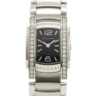 Bulgari Pre-owned Watches, female, Black, Size: ONE SIZE Pre-owned Vintage Wristwatch Aa35S