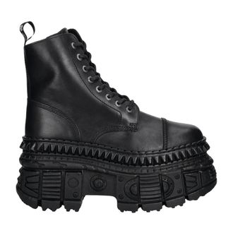 New Rock Mujer, Zapatos, Negro, Talla: 36 EU