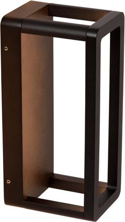 Lucide L&aacute;mpara de pared de aluminio con 1 led integrado, negro