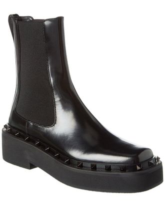 Valentino M-Way Rockstud 50 Leather Bootie