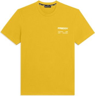 Freddy T-shirt in cotone con logo effetto gommato