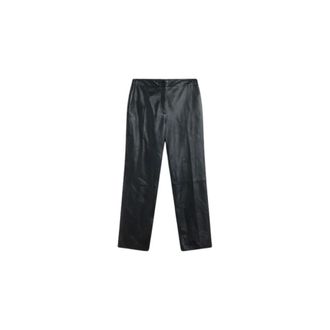 Semicouture Gena Broeken - Dames - Broeken - Zwart - Maat: XS Leer