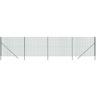vidaXL Recinzione Metallica Verde 2x10 m in Acciaio Zincato - Vidaxl