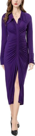 Burryco Solid Midi Dress