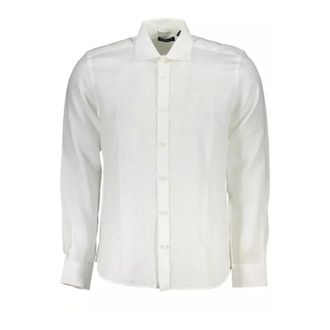 North Sails Hombre, Camisas, Blanco, Talla: S