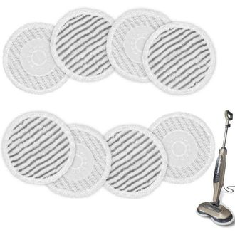 OEM Paquete De 8 Almohadillas De Repuesto Para Mopas De Vapor Shark S7001 S8001 S8201 S7201 S7000amz S7000 S7005 S7020 S7001c, Limpiador Y Fregador De Vap