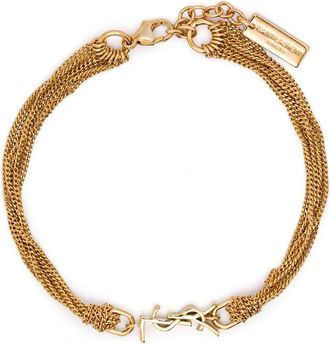Saint Laurent Cassandre Chain Bracelet