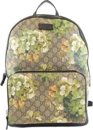 Gucci Pre-owned Backpacks, female, Multicolor, Size: ONE SIZE Pre-owned GG Supreme Canvas Backpack