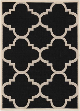 Safavieh Alfombra negro/beige 79 x 152 cm