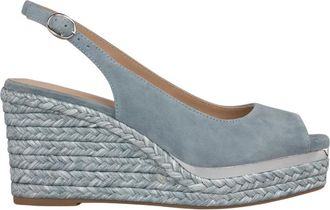 Alma En Pena Esparto Sandaal - Dames - Sleehakken - Blauw - 40 EU - Schoenen