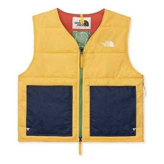 The North Face X Brain Dead Puffer Vest Yellow 52BT-70M