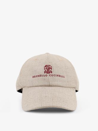 Brunello Cucinelli Cappello in seta, lino e lana - BRUNELLO CUCINELLI - gender_Man