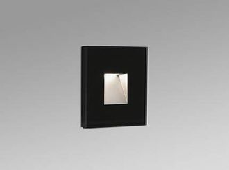 Netlighting Dart Outdoor LED Recessed Wall Light Black 2W 2700K IP65