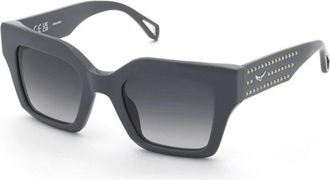 Zadig&Voltaire Szv 457V 0Gfs Zonnebril - Dames - Zonnebrillen - Grijs - 50 MM - Accessoires