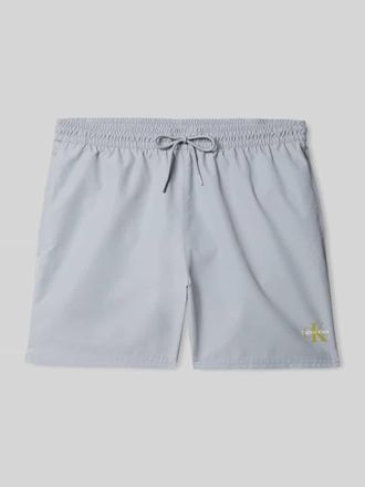 Calvin Klein Underwear Badeshorts mit Logo Detail in Dunkelgrau, Gr&ouml;&szlig;e XXL