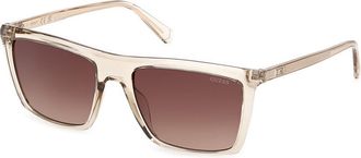 Guess GU00313 45F Mens Sunglasses Brown Size 55
