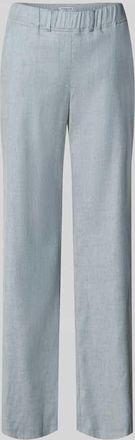 Raphaela by Brax Flared Stoffhose aus Leinen-Mix in Bleu, Gr&ouml;&szlig;e 38K