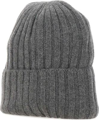 Not Shy Dora geribbelde muts - Grijs