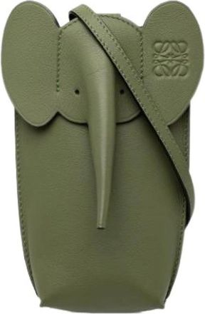 Loewe Pre-owned Cross Body Bags, female, Green, Size: ONE SIZE Pre-owned Crossbody Bag