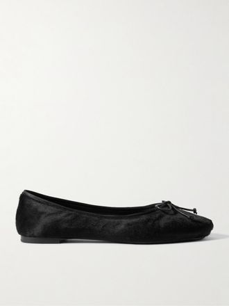 Khaite Ballerine In Cavallino Charlotte - Nero