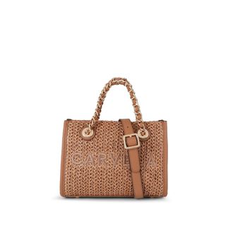 Carvela Womens Sorrento Mirco Raffia Bag - Tan Fabric - One Size