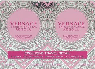 Versace Womens Bright Crystal Absolu Gift Set 2 X 30ml EDP - One Size