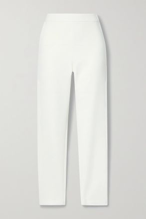Brandon Maxwell Crepe Slim-leg Pants - Avorio