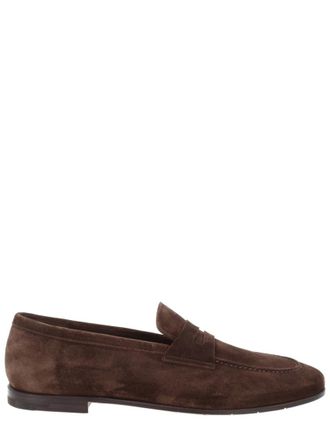 Premiata Brown Suede Loafers
