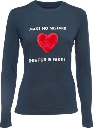 Moschino long-sleeve top - Blue