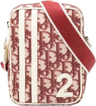 Dior Pre-owned Cross Body Bags, female, Red, Size: ONE SIZE Pre-owned Vintage Crossbody Bag