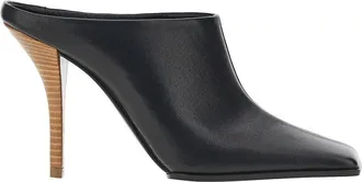 Alaia Squared-toe leather mules Woman 38