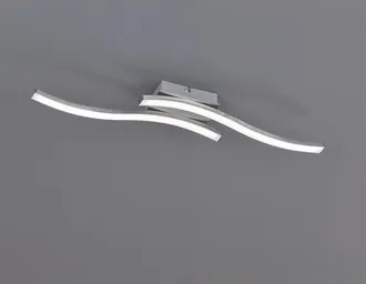 Trio Leuchten El Doble Rod De La Luz De Techo Del Dise&ntilde;o Moderno Llev&oacute; La Iluminaci&oacute;n Del Tr&iacute;o Del N&iacute;quel De La Ruta 3000k