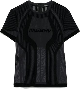 Misbhv Mujer, Camisetas, Negro, Talla: M