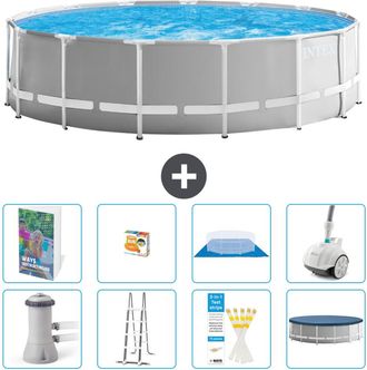 Intex Piscina Prism Frame Redonda - 457x122 Cm - 9-piezas S590